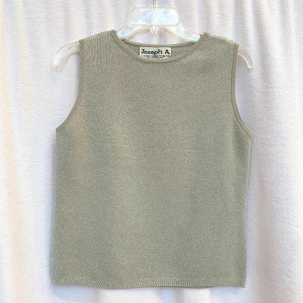 Joseph A Silver Metallic Shell, Size XL